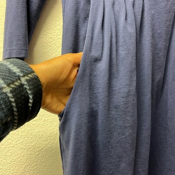 Garnet Hill Faux Wrap Jersey Mini Dress - Picture 6 of 9